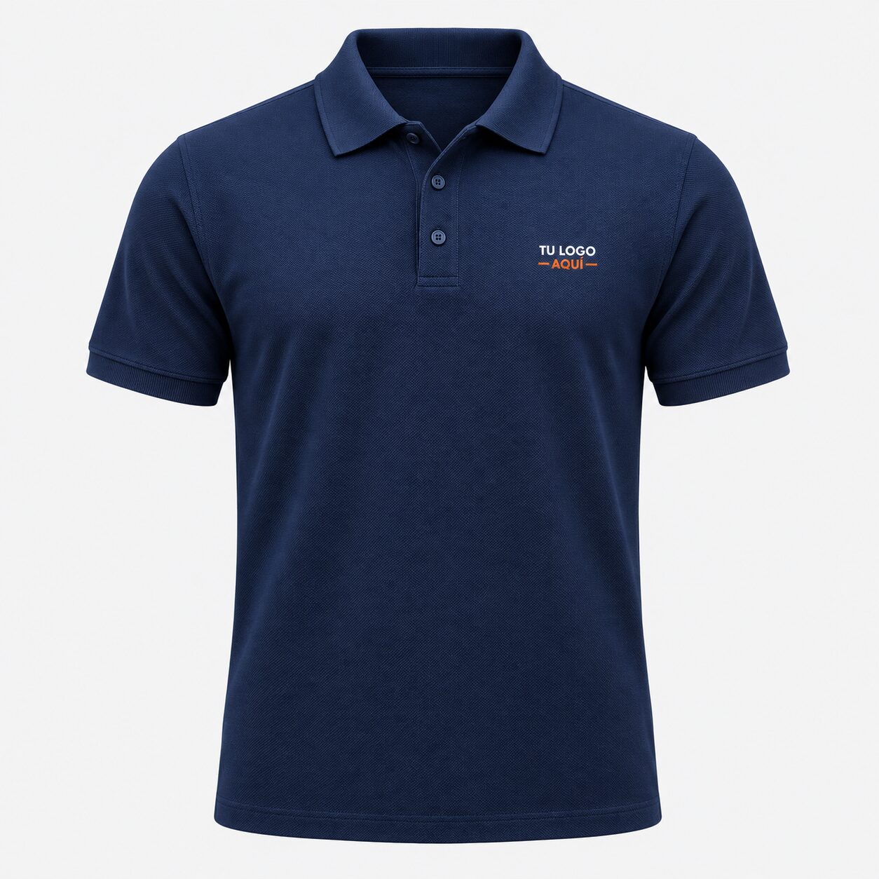 Polo camisero de piqué