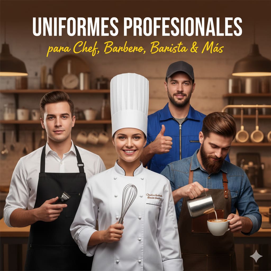 uniformes para empresas, ropa corporativa, ropa para cheff, mandiles de cocina, ropa para bartender, ropa para barman, uniformes para empresas en gamarra