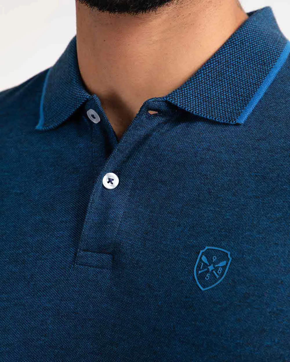 polo camisero azul en gamarra mayoristas 2