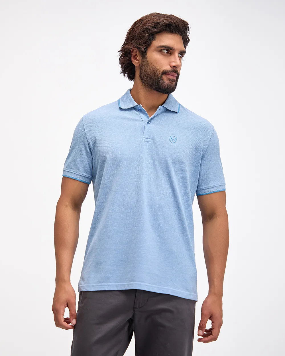 polo camisero celeste en gamarra mayoristas