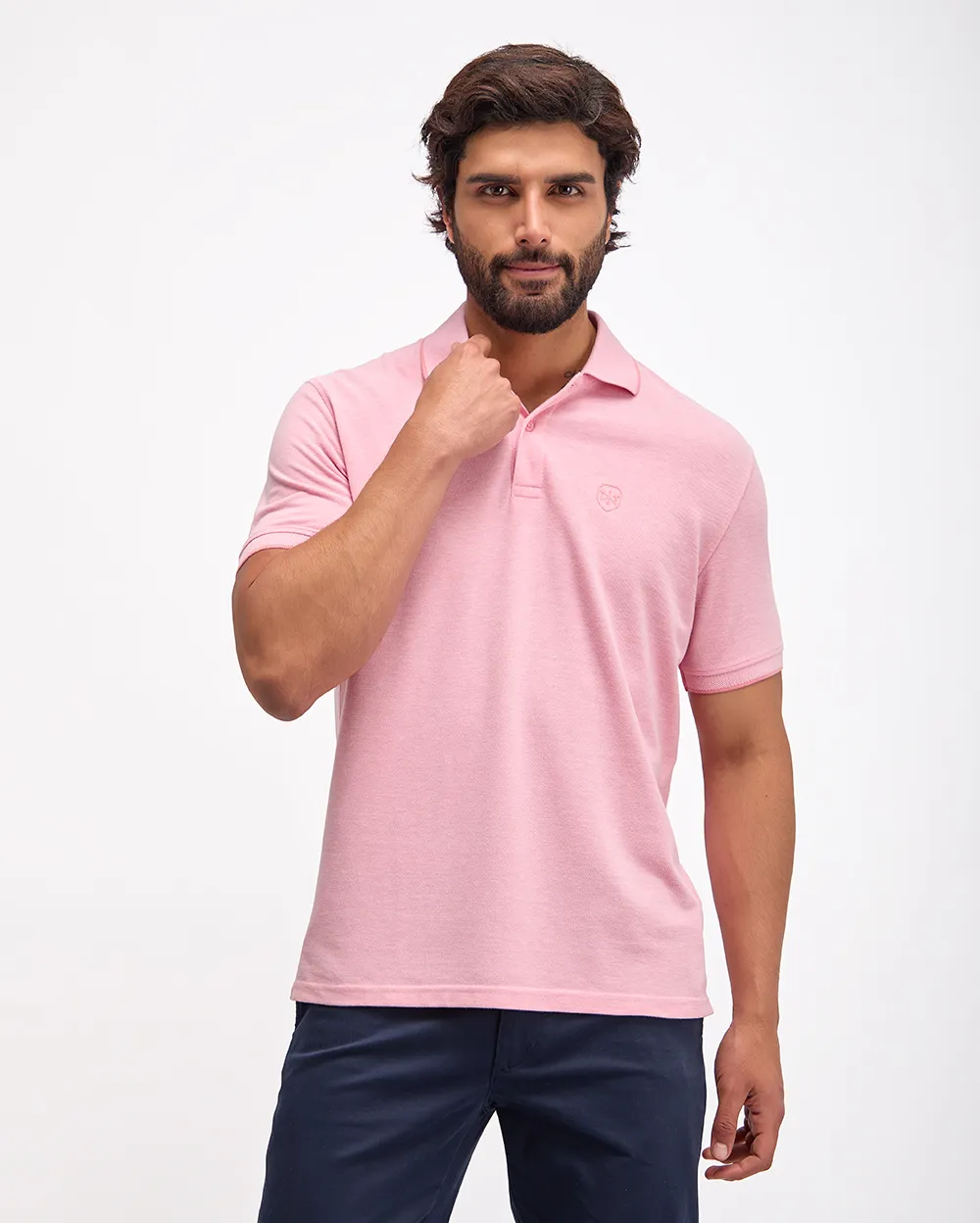polo camisero rosado en gamarra mayoristas