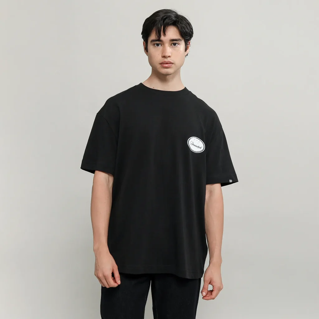 polo oversize negro en gamarra mayoristas