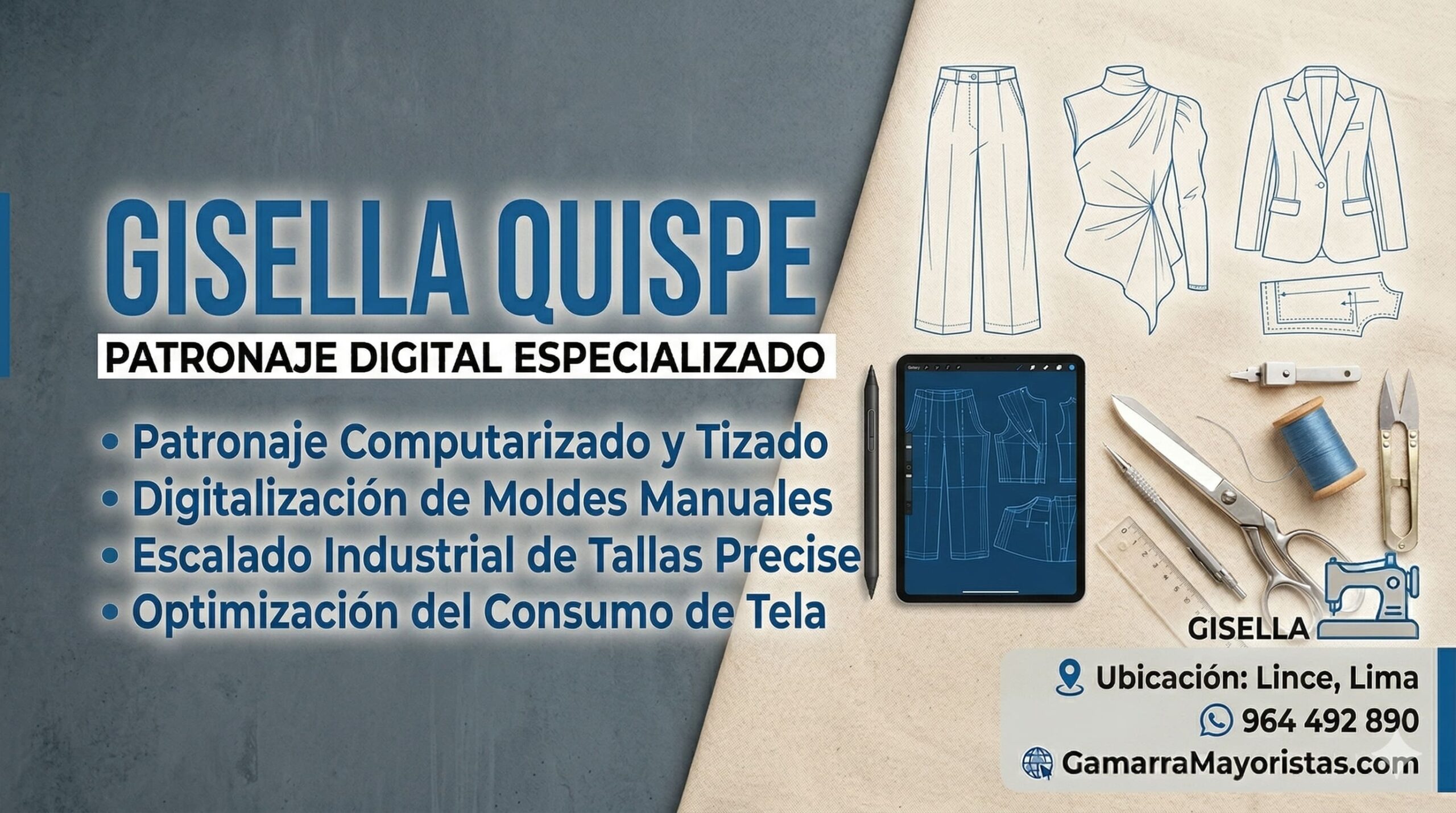 gisella quispe moldes y patrones gamarra mayoristas