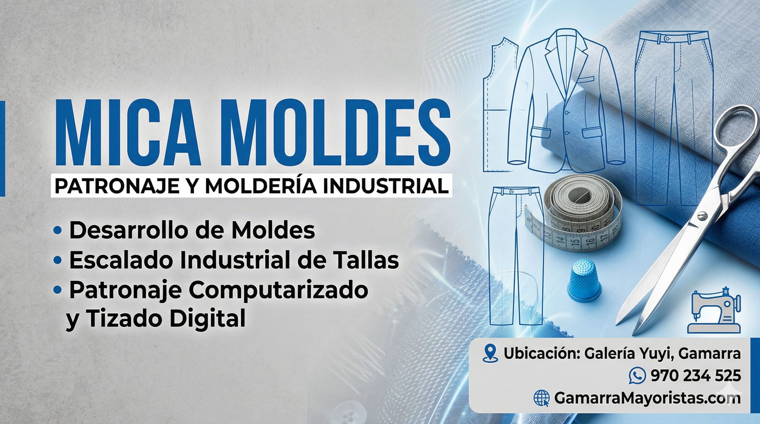 mica moldes y patrones gamarra mayoristas
